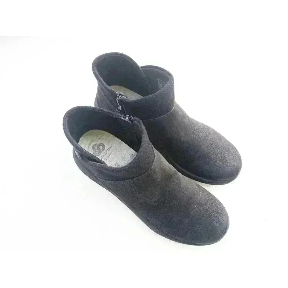 Sillian 2 Cloudstepper by Clarks Ankle Boots Black size 8M Women